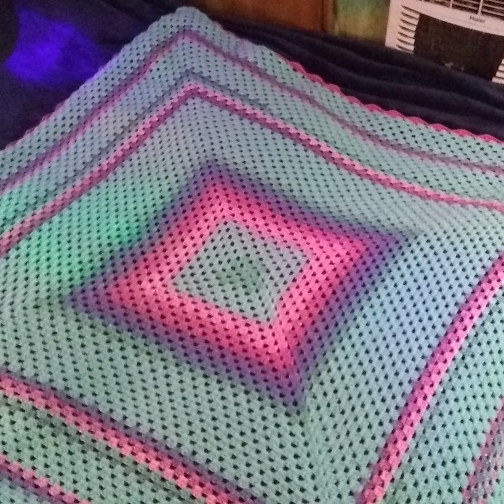 Handmade | Crocheted Lap Blanket